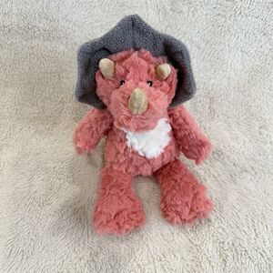 Mary Meyer Putty Dino Dinosaur Plush Lovey Triceratops 12" Stuffed Baby Toy